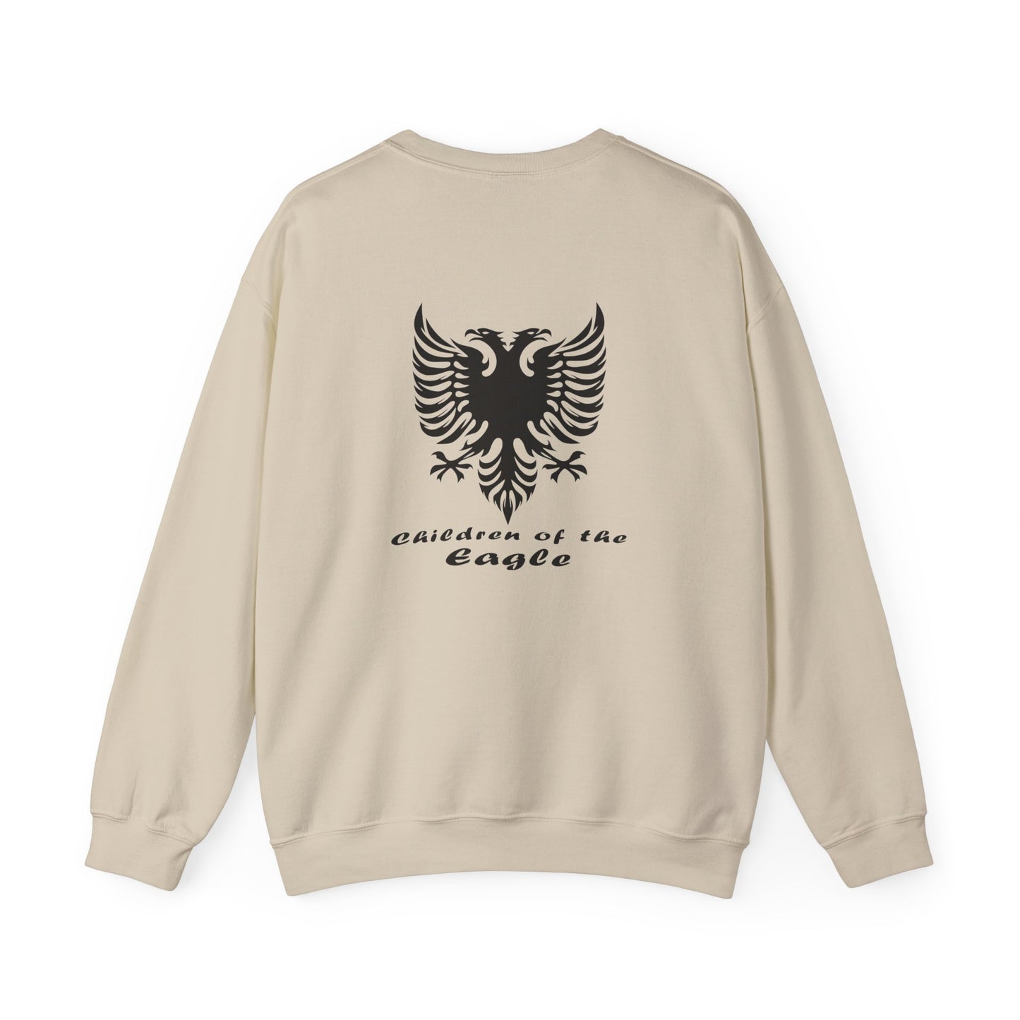 Children of the Eagle Back Eagle Tribal Design Unisex Heavy Blend™ Crewneck Sweatshirt