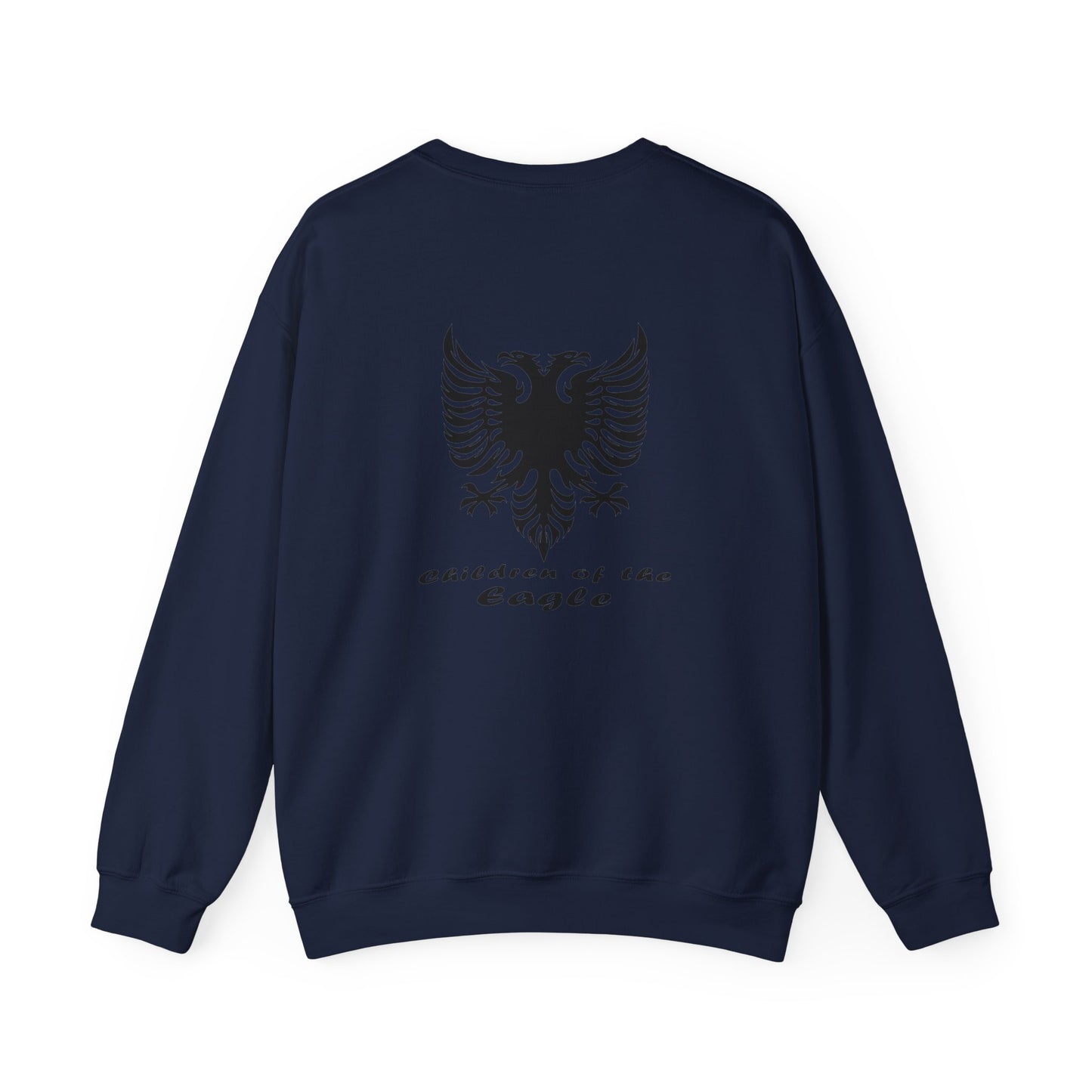 Children of the Eagle Back Eagle Tribal Design Unisex Heavy Blend™ Crewneck Sweatshirt
