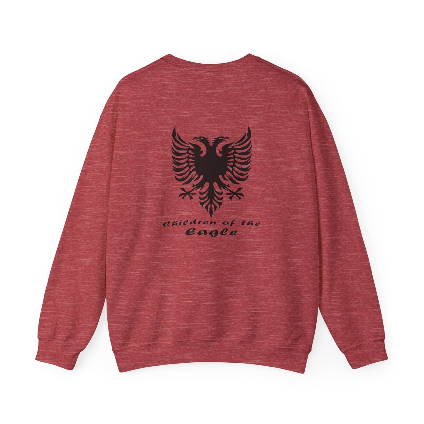Children of the Eagle Back Eagle Tribal Design Unisex Heavy Blend™ Crewneck Sweatshirt