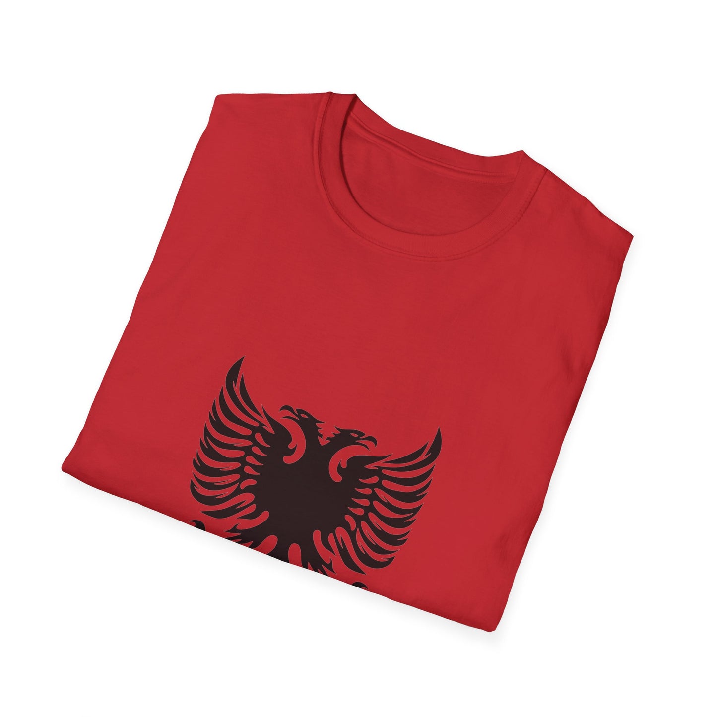 Albanian Eagle Tribal Design T-shirt - Unisex Softstyle T-Shirt