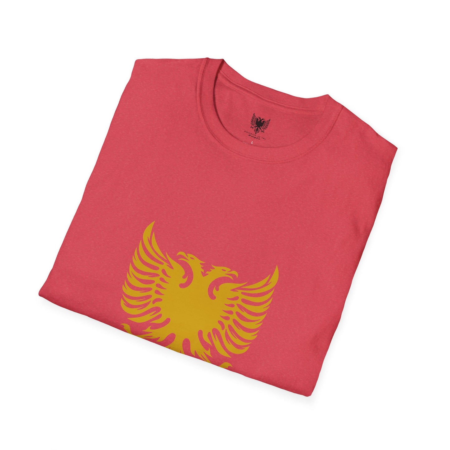 Golden Eagle Design - Unisex Softstyle T-Shirt