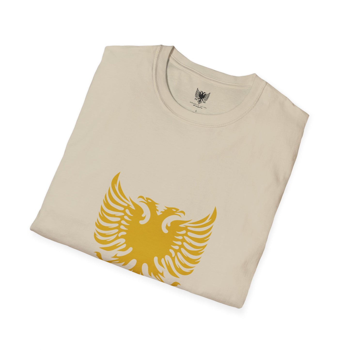 Golden Eagle Design - Unisex Softstyle T-Shirt
