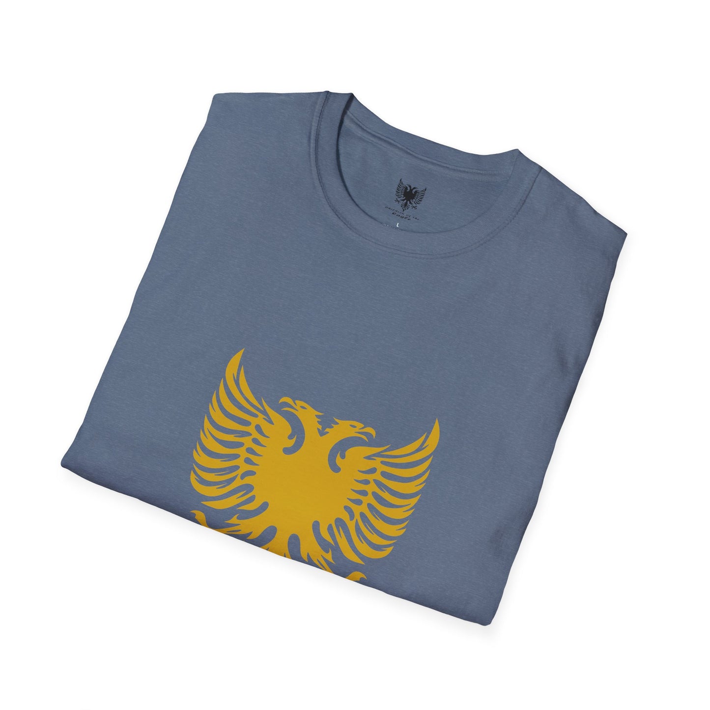 Golden Eagle Design - Unisex Softstyle T-Shirt