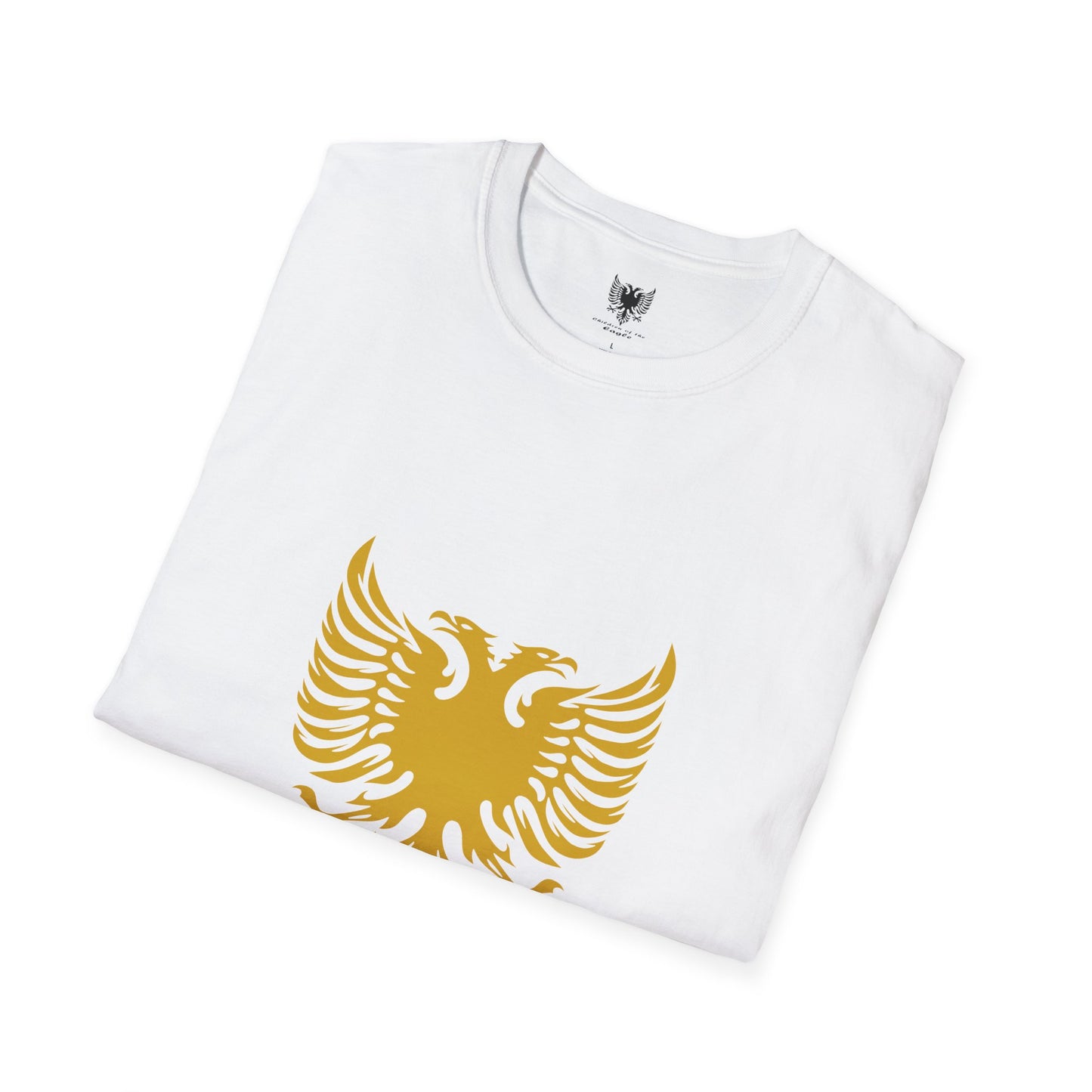 Golden Eagle Design - Unisex Softstyle T-Shirt