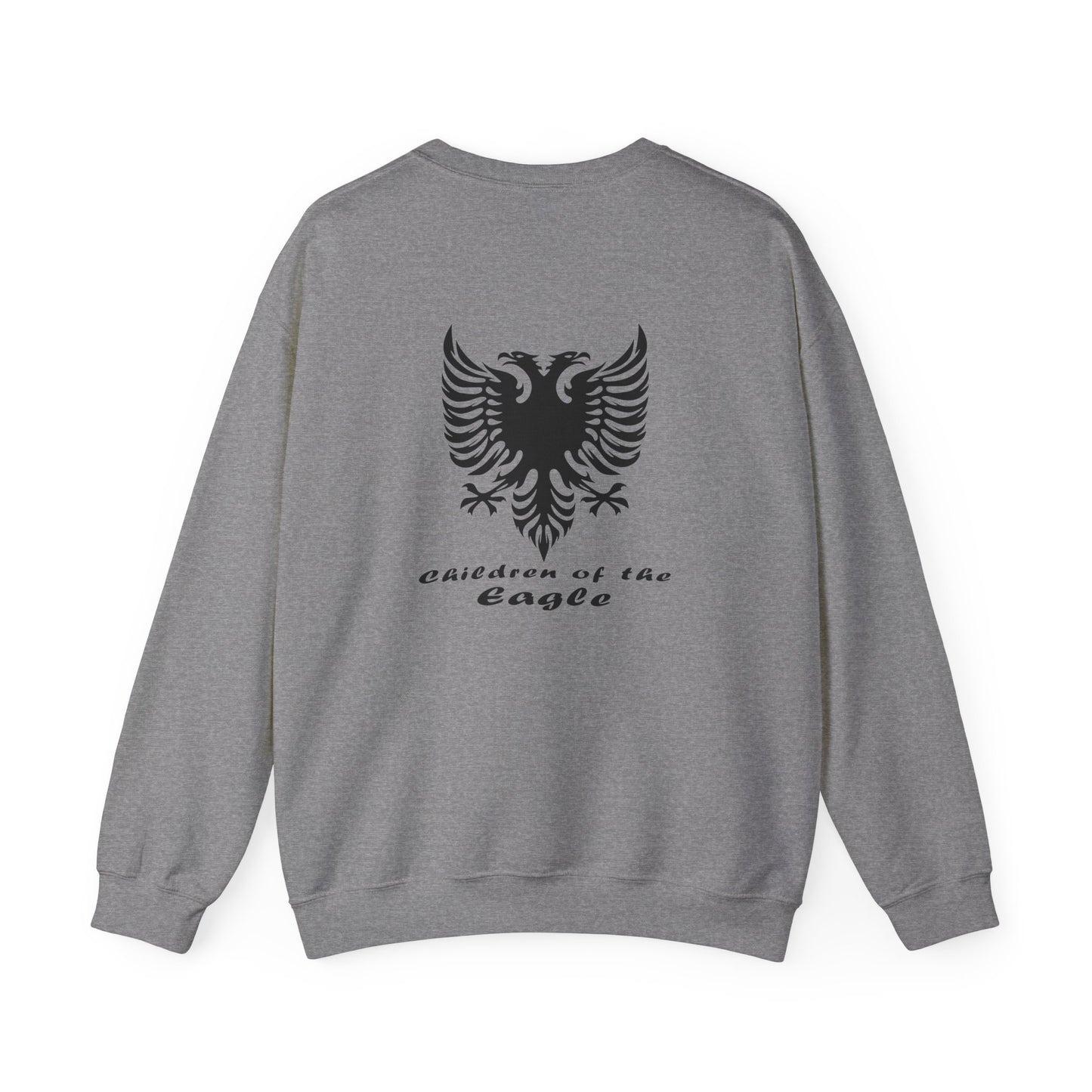 Children of the Eagle Back Eagle Tribal Design Unisex Heavy Blend™ Crewneck Sweatshirt