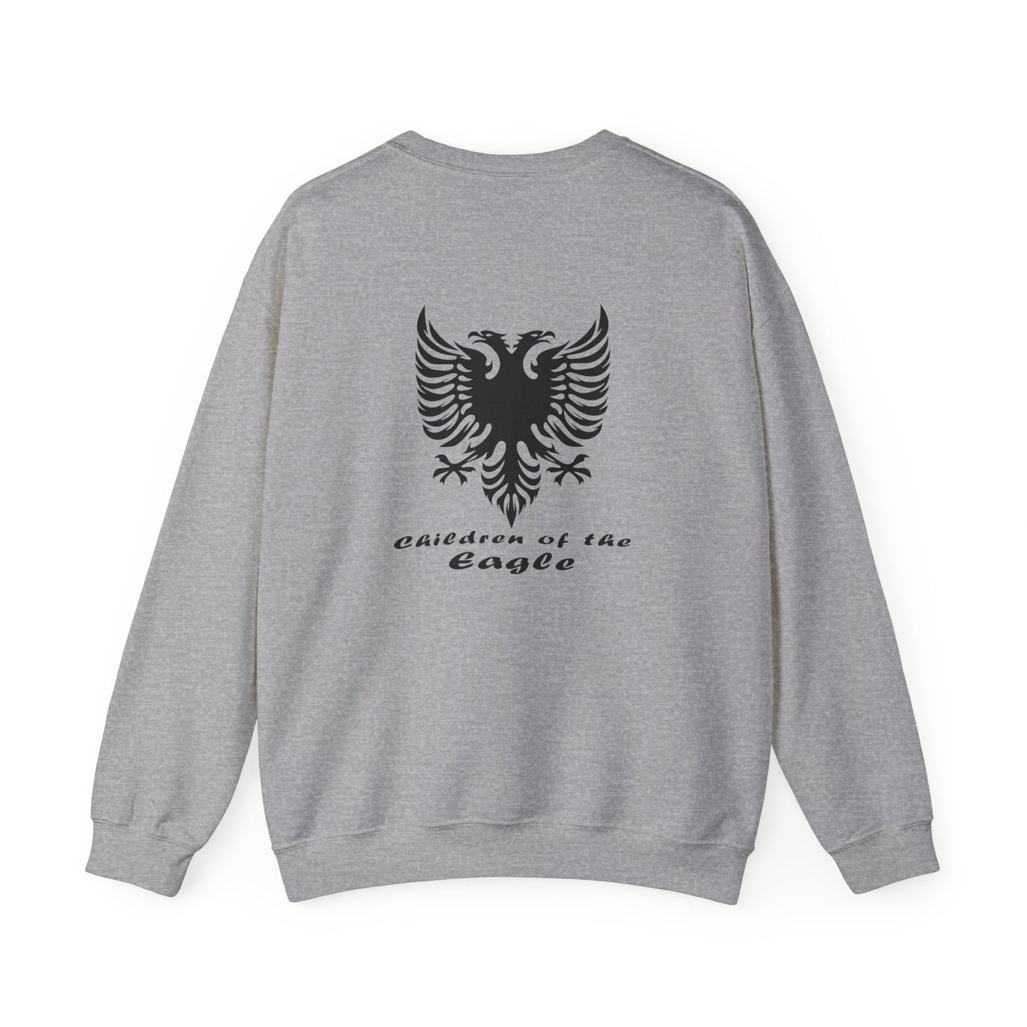 Children of the Eagle Back Eagle Tribal Design Unisex Heavy Blend™ Crewneck Sweatshirt