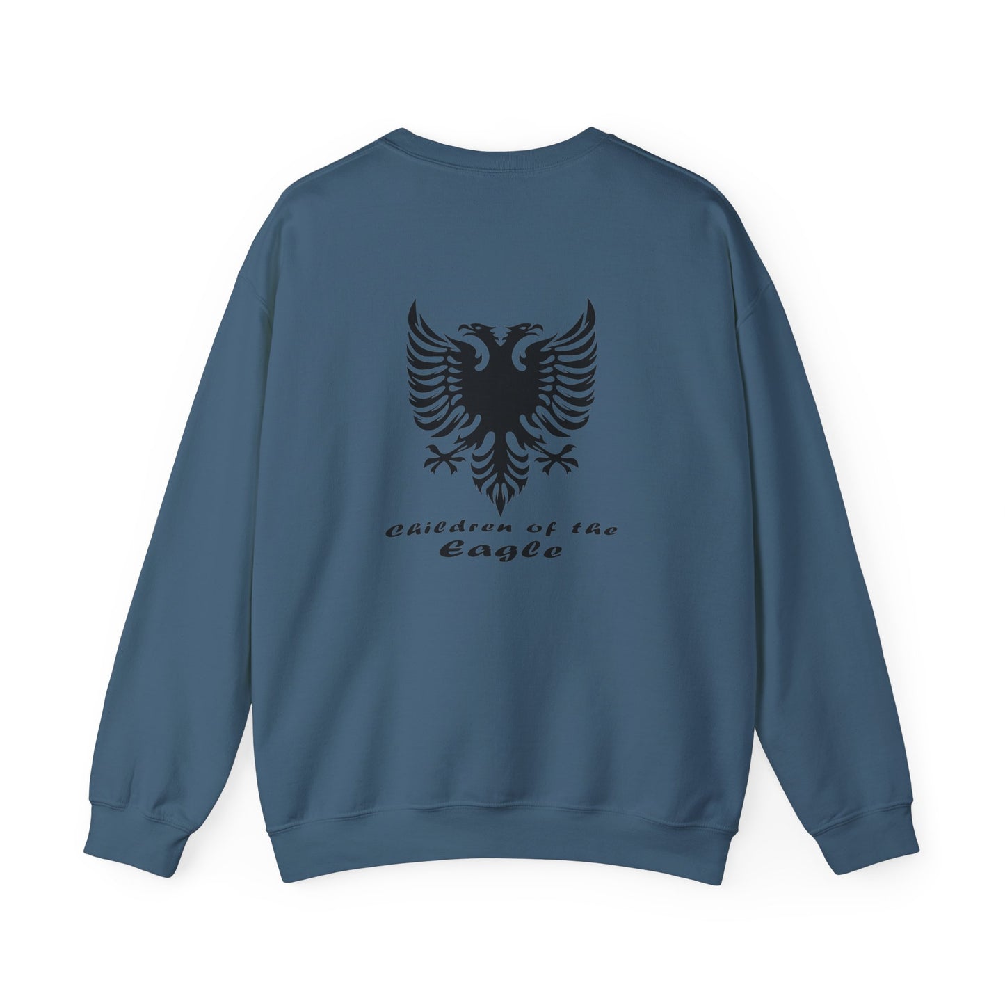 Children of the Eagle Back Eagle Tribal Design Unisex Heavy Blend™ Crewneck Sweatshirt