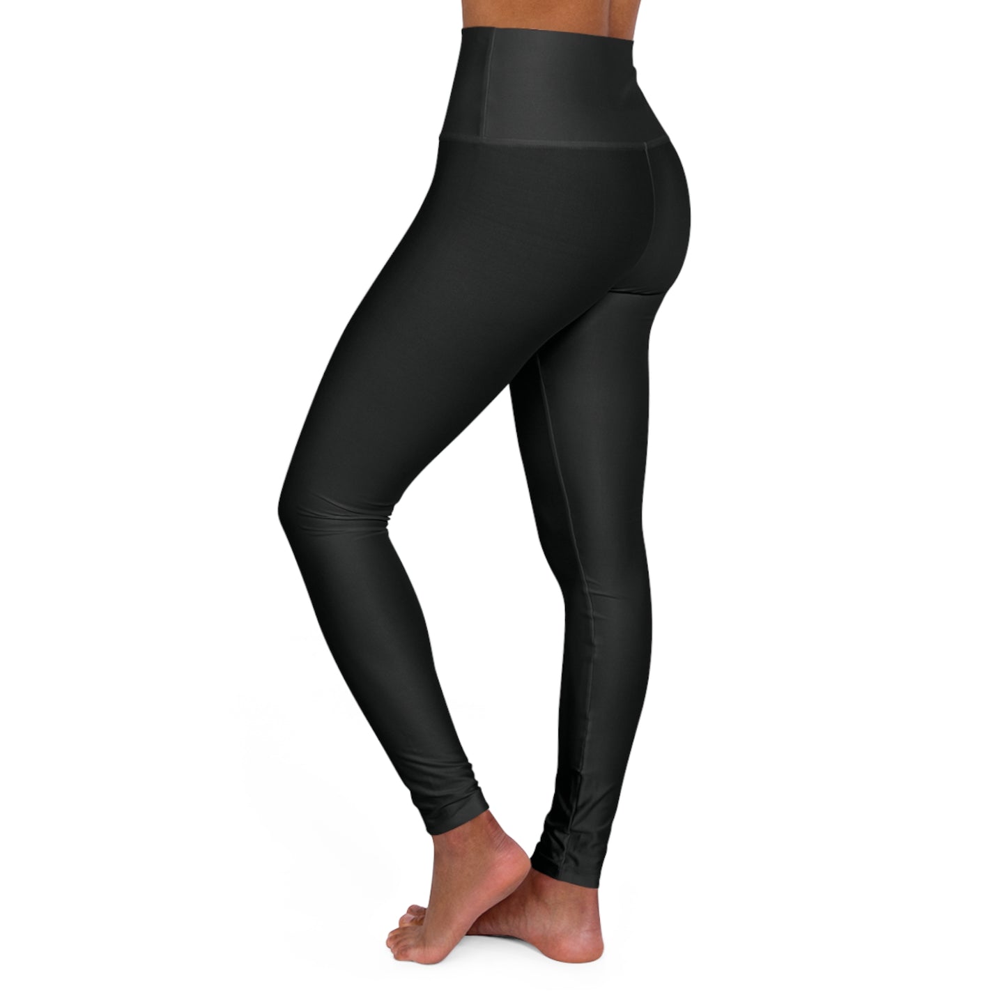 High Waisted Yoga Leggings (AOP) - Children of the Eagle Design