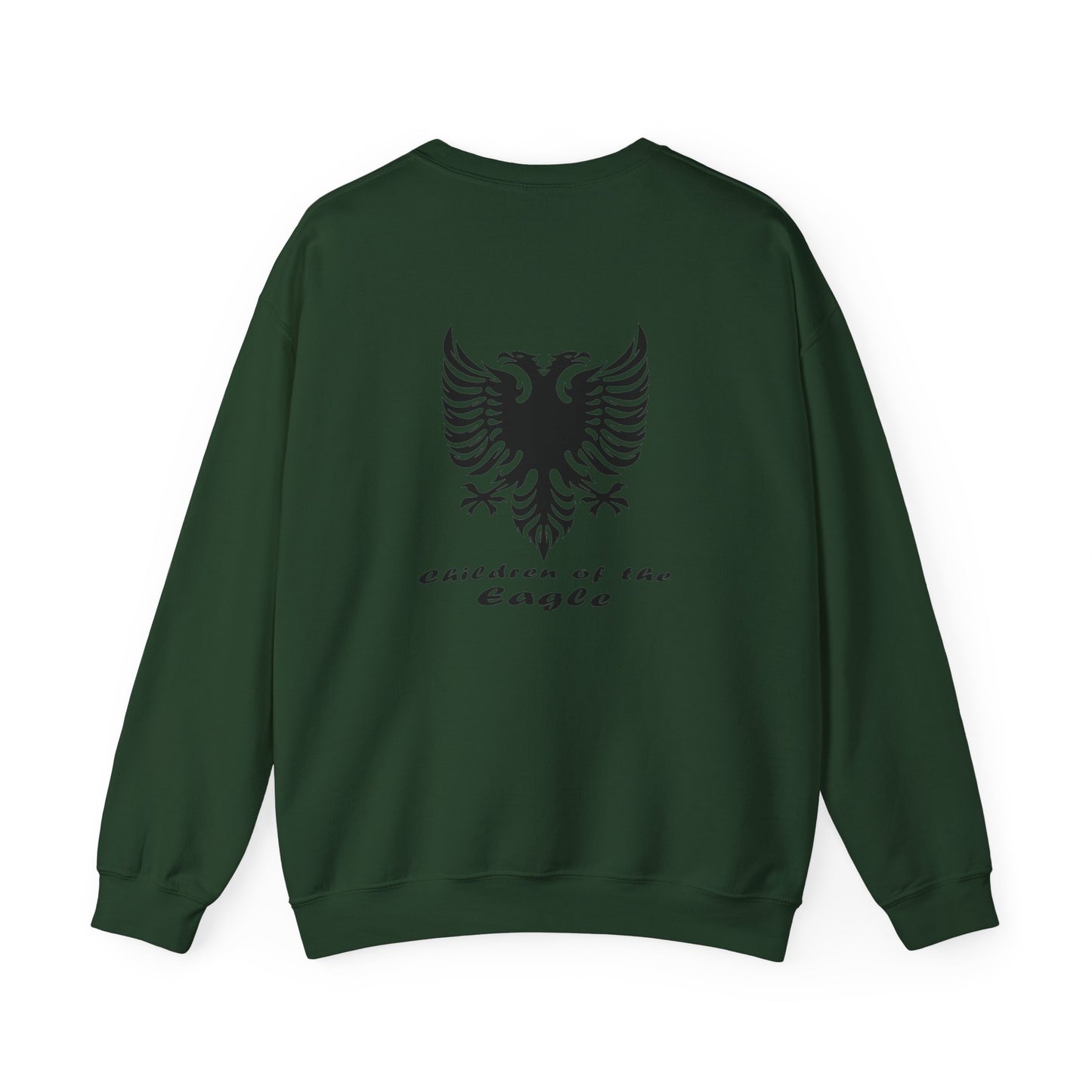 Children of the Eagle Back Eagle Tribal Design Unisex Heavy Blend™ Crewneck Sweatshirt