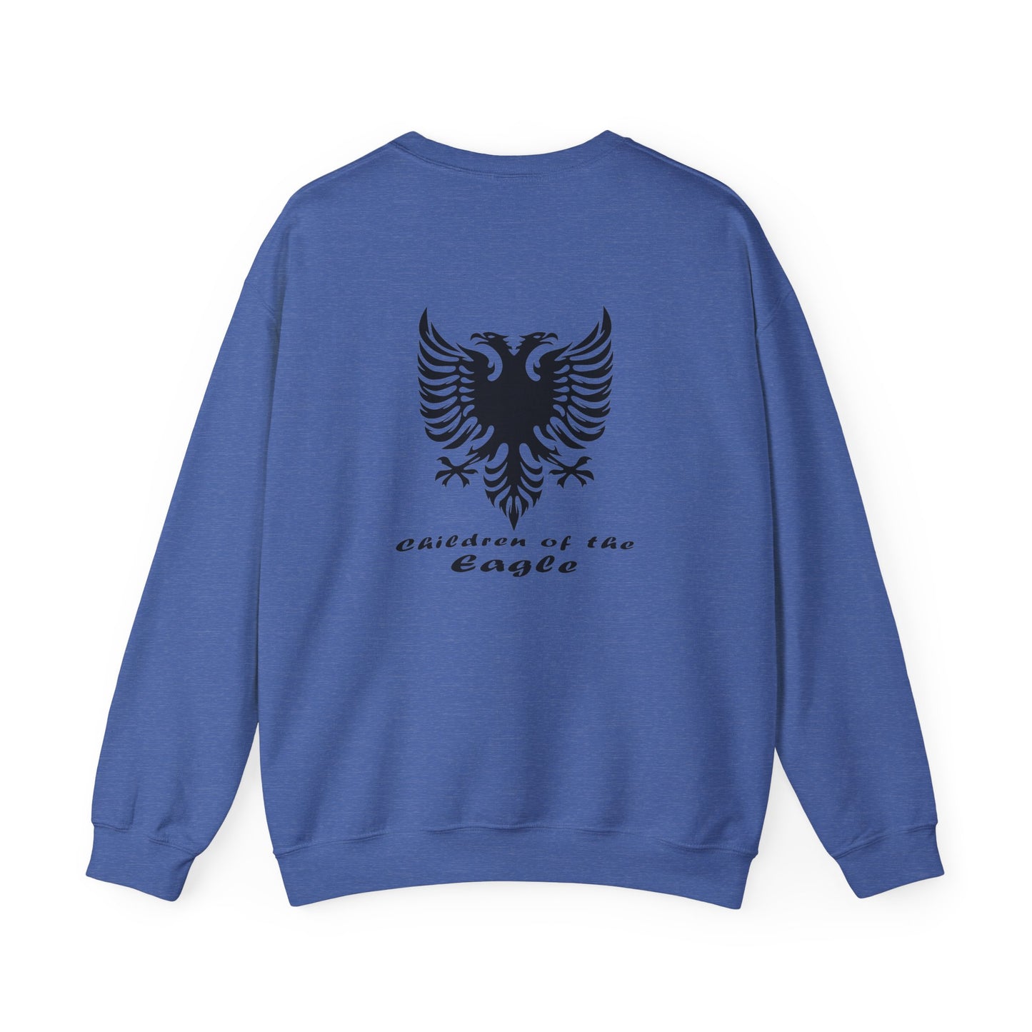 Children of the Eagle Back Eagle Tribal Design Unisex Heavy Blend™ Crewneck Sweatshirt