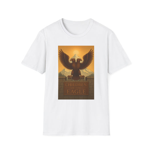Eagle Graphic Unisex T-Shirt | Softstyle Tee for Outdoor Lovers, Casual Wear, Gift for Nature Enthusiasts, Graphic Tee