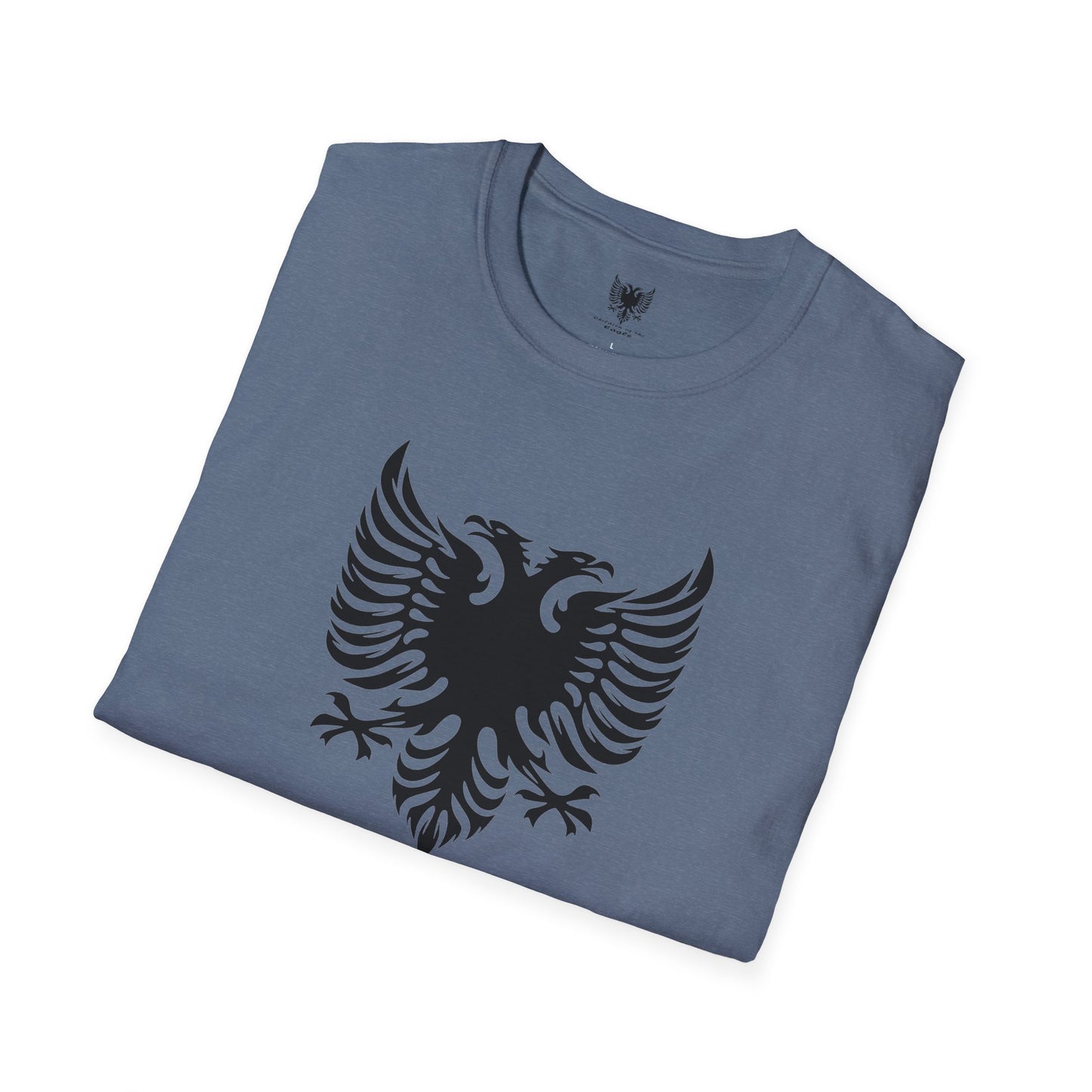 Bijte e Shqipes Unisex Softstyle T-Shirt Double Headed Eagle Tribal Design