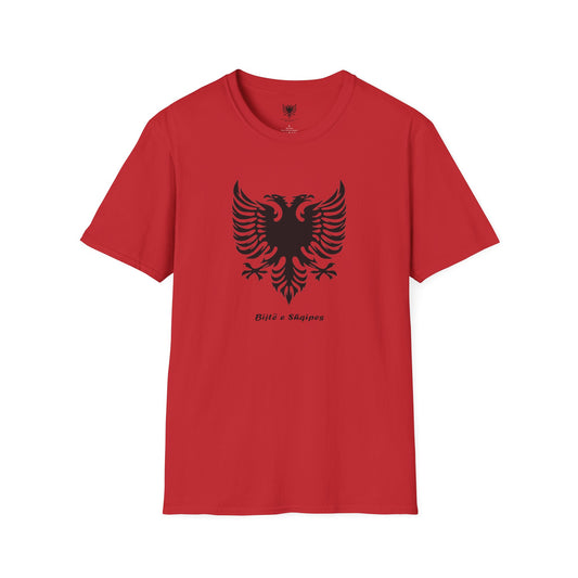 Bijte e Shqipes Unisex Softstyle T-Shirt Double Headed Eagle Tribal Design