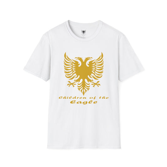 Children of the Eagle Unisex T-Shirt, Cool Graphic Tee, Nature Lover's Apparel, Double Headed Eagle Tribal Design