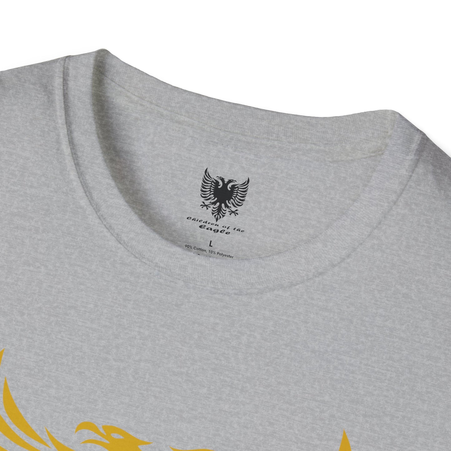 Children of the Eagle Unisex T-Shirt, Cool Graphic Tee, Nature Lover's Apparel, Double Headed Eagle Tribal Design