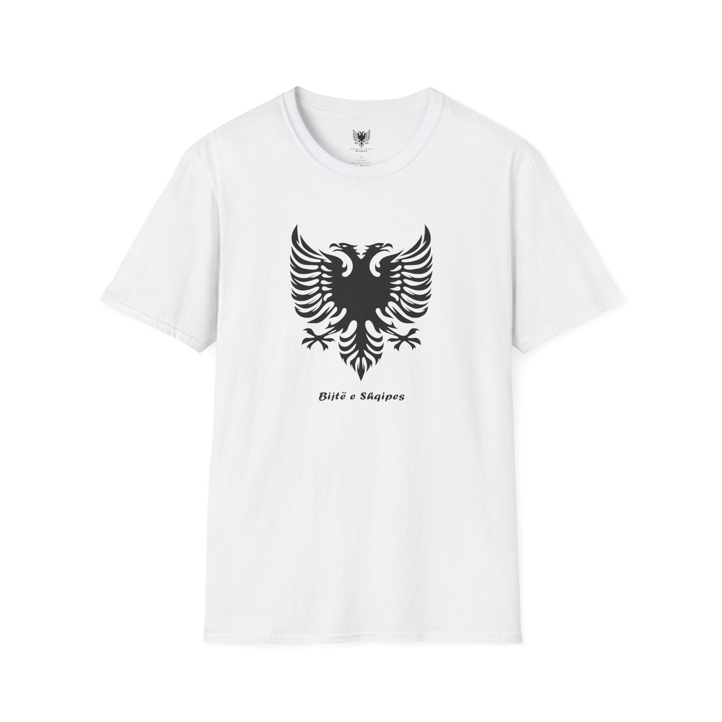 Bijte e Shqipes Unisex Softstyle T-Shirt Double Headed Eagle Tribal Design